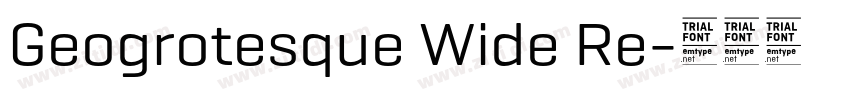 Geogrotesque Wide Re字体转换